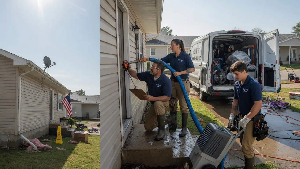 Ceiling Water Damage Restoration in Moscow, PA near me